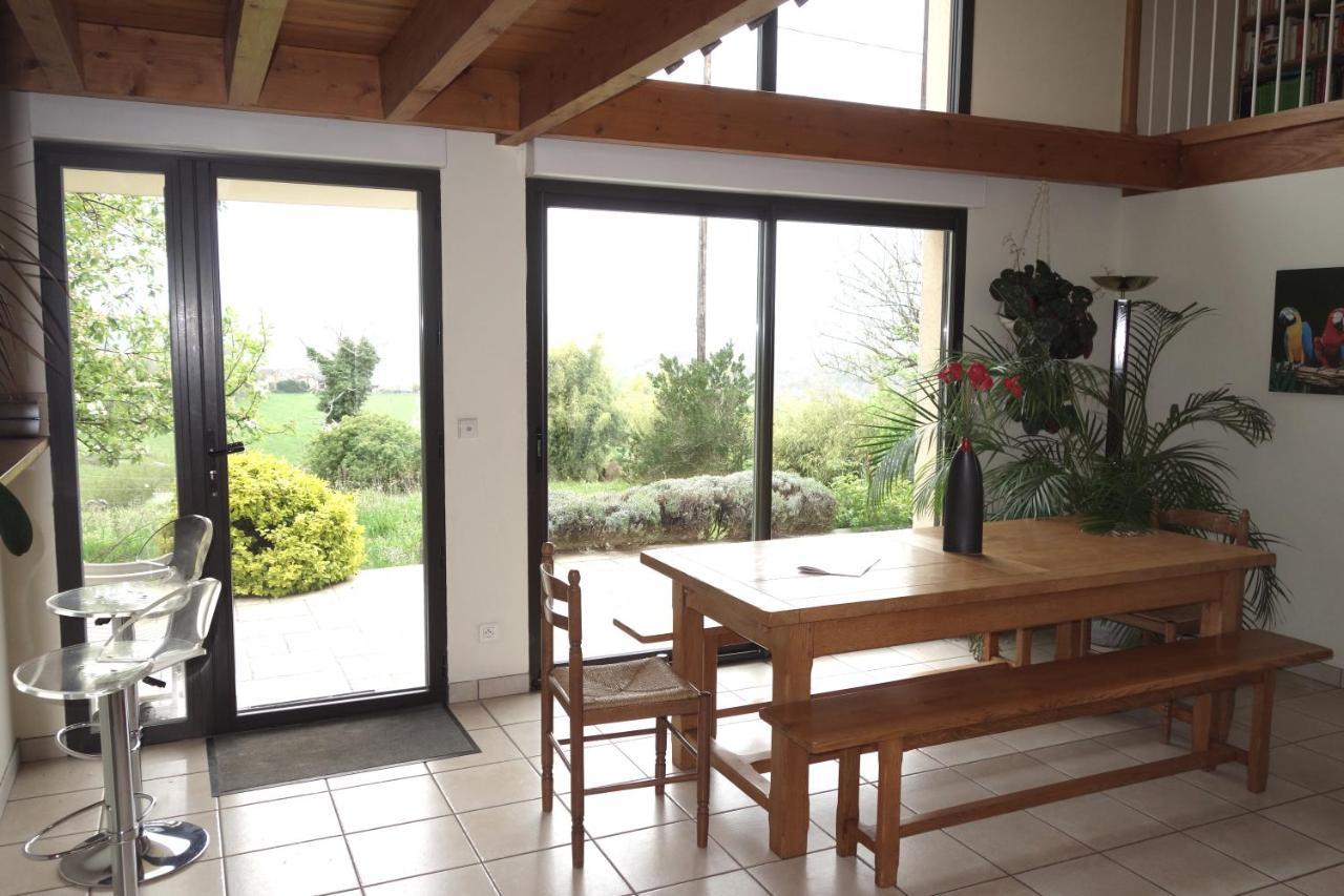 Maison Sur La Colline Cheminee Wifi Proche Thermes Aubin  Exteriör bild