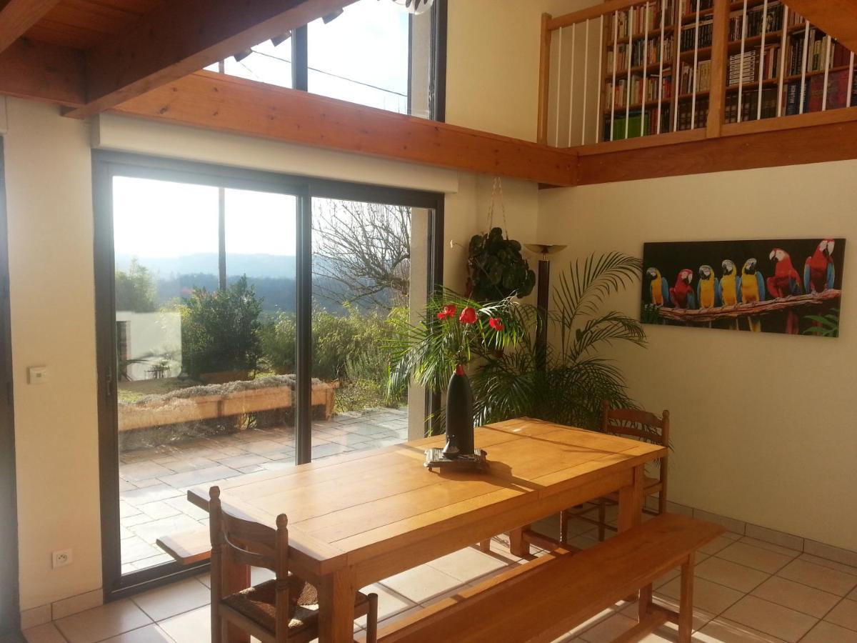 Maison Sur La Colline Cheminee Wifi Proche Thermes Aubin  Exteriör bild